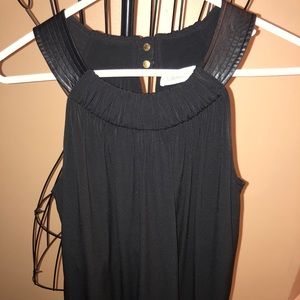 Black and White Calvin Klein Tank Blouse